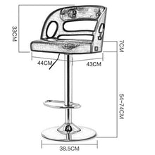XuQinQin Bar Stool, caffè feci, Sedia contatore, della Famiglia di Alta Sgabello, Bar seggiolone, 5 Colori Disponibili sgabelli da Bar (Color : D)