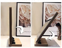 Specchi da Tavolo Antideflagrante -GDingQ Legno Pieghevole Specchi, Specchi da rasatura LED Glow Trucco Specchi Portatile Carica dello Specchi di Bellezza di rettangolo Desktop Mirror Uomo Specchi di