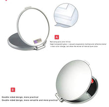 LILIS Specchio Trucco LED Specchio per Il Trucco Specchio Portatile per Il Doppio Specchio Specchio per Il Trucco Portatile. Mini Specchio per ingrandimento 5 Volte