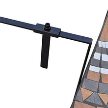 OUSEE Tavolo Sospeso da Balcone in Terracotta e Bianco a Mosaico