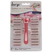 Lov'yc LOV YC Macchina 1 Pezzo + 21 ricariche 3 Fogli. MUJ, Neutro, Estándar, 40 unità
