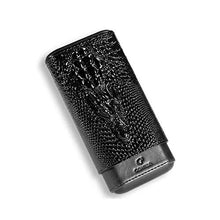 JKCKHA Cigar Box, Portable Pelle di Mucca Cigar idratante Set Sigaro Tubo 3, Cigar Humidor e sigari Accessori Fumatore, Sigaro Set Nero Opzionale Good Mood, Good Life