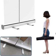 (Usando in affari) Roll Up Banner Banner TRASPARENTE TRASPORTO PULL UP SNARRENG SCREEN | Schermata di partizione di protezione da terra per salone, palestra, uffici, pub, nail bar divisorio banner sta