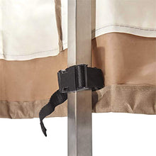 Lumaland Telo Copertura di Protezione per mobili da Giardino Impermeabile Copri Barbecue Griglia 125 (H) x 152,4 (L) x 63 (sp) cm Oxford 600D Beige