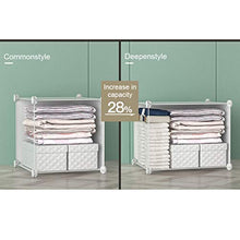 Guardaroba Pezzo di plastica di immagazzinaggio Armadi Armadio Semplice Assemblato Composizione Armadio (2 Stili) FANJIANI (Size : 183x47x165cm)