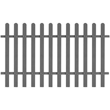 honglianghongshang Recinzione da Giardino in WPC 200x120 cm Grigia Articoli di ferramenta Barriere e recinzioni Picchetti per recinzioni