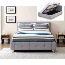 Mobilier Déco Cody Lettino da Giorno, Legno, Grigio, 2 personnes (standard)