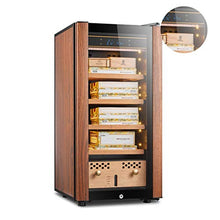 Umidificatori Humidor Sigaro Gabinetto Della Famiglia Cedar Wood Wine Idratante Cabinet Sigaro Idratante Gabinetto Costante Di Temperatura E Umidità In Grado Di Memorizzare 400-500 Sigari