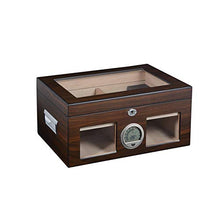 SHYPT Grande capacità Humidor con igrometro e umidificatore Cigar Cabinet Doppi Strati Cigarette Box di stoccaggio Accessori for sigari