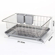 LYM &ripiano di stoccaggio Scaffale da Cucina, Scaffale for Piatti in Acciaio Inossidabile Scolapiatti Piatti Stoviglie Stoviglie Contenitore for stoviglie Scaffale di Finitura