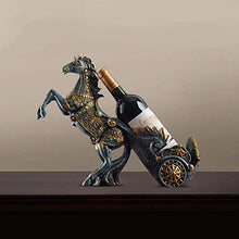 Elegante Semplicità Cavallo Resina Portabottiglie Raffreddatore Del Vino Decorazione Artigianato Fatto a Mano Regalo Casa Europea e Americana Soggiorno Ingresso Studio Camera da Letto Blu Bello Ed El