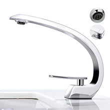 Rubinetto Bagno Lavabo, BONADE Miscelatore Monocomando per Lavabo Rubinetto Lavabo Rubinetti per lavandini bagno Ottone, Cromo