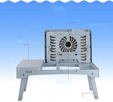 TONG HXF- Tabella del calcolatore del Computer Portatile Registrabile con Il Dispositivo di Raffreddamento Pieghevole Desk Desk Ascensore Durevole