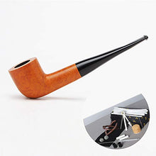 Set pipa tabacco in radica, pipa da uomo fatta a mano, misura media Comodo da tenere, con accessori, A2