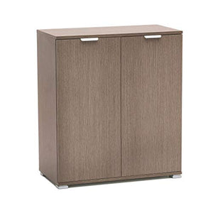 Armadietto mobiletto assemblato per bagno camera da letto (Rovere grigio, cm 75 x 38 x 85 h)