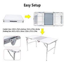 SALUTUYA Durable Outdoors Tavolo Pieghevole Antiscivolo Forniture per mobili Forza, per parchi