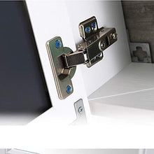 Armadio da stoccaggio a parete Cabinet in fibra di carbonio con specchio specchio del bagno Governo di immagazzinaggio for il bagno Appartamento Bagno ( Color : White , Size : 99X73X14CM )