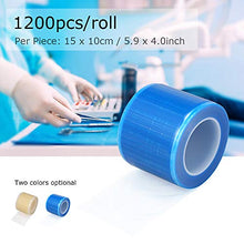 Festnight 1200pcs / roll Pellicola protettiva eliminabile del film protettivo dentario di plastica Membrana di isolamento materiale orale di plastica del materiale medico 10 * 15cm