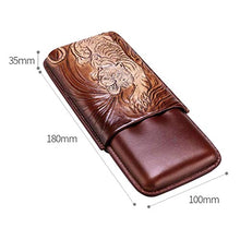 SMEJS Viaggi Cigar Humidor - Cuoio Sintetico Cigar Box Portatile Cigar Box umidificatore