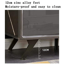 COUYY Armadio per Scarpe da Donna, Armadio per la casa, Stile di Lusso Leggero, Vernice Grigia, Moderno stoccaggio Multifunzionale di Grande capacità Semplice,80 * 35 * 100cm