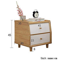 Comodini Nordic Legno Solido, Camera da Letto, Locker, Piccolo gabinetto, Eleganti mobili Governo di immagazzinaggio (Color : A)