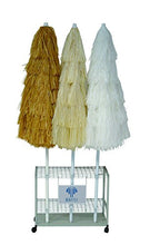 Maffei Art 6 Kenya, ombrellone Rotondo Diametro cm 200, ricoperto con Rafia, Made in Italy.