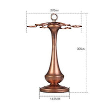 PanYFDD Stemware Rack Stemware Rack, Iron Art 6 Bottiglie di Vino Portabicchieri Supporto Stemware Holder per Bar Cucina 27 x 39,5 CM Bar Cucina Ristoranti