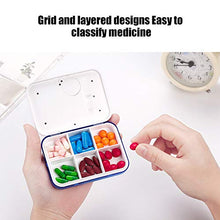 A sixx Piccolo Organizer per medicinali digitali, Scatola per Pillole Digitale a Prova di umidità, paziente per Uso Quotidiano per Viaggi di Anziani