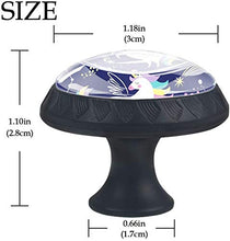 Mito Unicorni Cartoon Space Planet Pomelli per Porta Set di 4 Pomelli per Mobili Manopole per Cassetti Cucina Armadio Vetro
