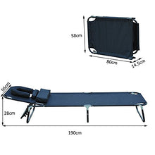 homcom Outsunny Lettino Prendisole Lettino da Giardino Lettino Relax Lettino treppiede con Apertura Frontale Grigio
