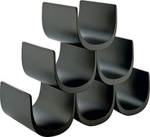Alessi Noè GIA13 B - Portabottiglie di Design in Resina Termoplastica, Nero
