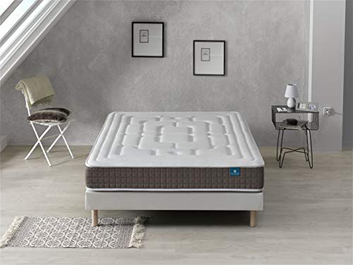 DAGOSTINO HOME BOUTIQUE COLLECTION Materasso Viena 90x190x20 cm. Memory Foam-Viscoelastico High-End, Hotel Comfort, Reversibile (Inverno/Estate). Grado rigidità 8/10, Alto 22 cm +/- 3 cm.