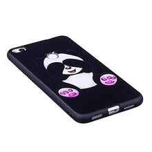 Ukayfe Custodia Cover Huawei P8 Lite 2017 Silicone, Ultra Slim Case per Huawei P8 Lite 2017 in Gel TPU Nero Custodia Morbida Soft Protettiva Custodia Brillantini con Bella Pittura Disegni-Panda