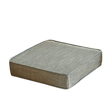 WCY Cuscino del Sedile Imbottito Quadrato, Spugna Addensare Sedia Cuscino Cuscini Patio mobili a Pavimento Pavimento Pads Pads Cibo Interno Sedia da Esterno Pads Grigio 60x60x5cm (24x24x2in) yqaae