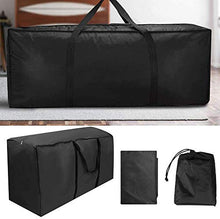 TOCYORIC 210D Oxford Borsa da Giardino Grande Borsa da Giardino Impermeabile Borsa per Cuscino da Viaggio Custodia Leggera con Cerniera per Casa e Patio Albero di Natale(120 * 40 * 55cm)