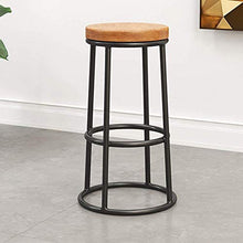 Sgabello Sedia Poggiapiedi Bar Chair Casa Sgabello Alto Retro Vecchio Ferro Ferro battuto Personalizzabile caffè Sedia Moderna Minimalista Sedia QAF1012 (Size : 45cm)