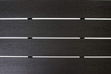 AVANTI TRENDSTORE - Limana - Tavolo da Giardino con Telaio in Metallo e Piano Tavolo in Polywood. Disponibile in 2 Misure Diverse (Lap 90x74x90 cm)