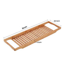 Vassoio da bagno Vassoio Vasca Da Bagno, Legno Separatori A Ripiani Di Stoccaggio Telo Da Bagno Solido Collocato Telefono Mobile Del IPad Di Candela Rack, Due Dimensioni Per Una Vasca Da Bagno In Un H