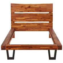 FAMIROSA Giroletto con Bordi Vivi in Legno Massello di Acacia 90 cm