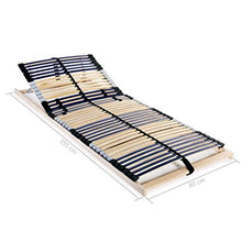 SKM Reti a Doghe 2 pz 7 Zone con 42 Doghe in Legno 80x200 cm (27kg)