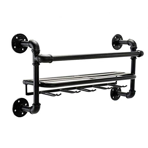 LHQ-HQ Creativo Wine Rack Bottiglia di Vino Rack Permanente Armadio Vintage Champagne mensola del Supporto Metallo Ferro Tubo Acqua Tazza di Disegno