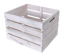 Mendler Comodino cassettiera HWC-C62 serie Vintage 2 cassetti - bianco