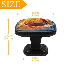 Poster di basket 4 PCS Pomelli per Porta, Pomolo per Mobile, Pomelli per Mobili con Viti, Maniglia per Armadietto, Pomelli per Porta, Pomelli per Cassetti per Porta, Armadio, Cassetto e Credenza