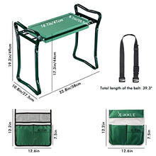 Inginocchiatoio giardino, sgabellino giardinaggio, 2 in 1 sgabellino pieghevole portatile, attrezzi da giardino innovativi, salva la schiena e il ginocchio, per giardinieri e amanti del giardino