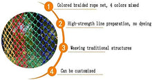Protective net decoration / Nylon Cat Net Child Protection Net Stair Safty Net Balcone anticaduta Net Tessuti a mano decorazioni netto della rete del recinto di isolamento netto Altalena di corda nett