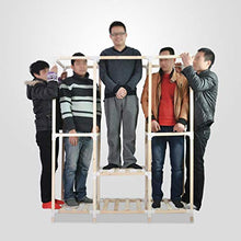 Jurass Armadio Pieghevole in Legno a Doppia Tela (Rosa) - Scompartimento Camera da Letto - Armadio a Combinazione e Armadio Beige (L130cm X L45cm X H170cm)
