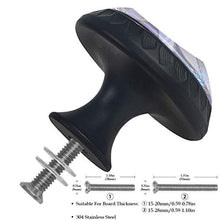 pavone (2) 4 PCS Pomelli per Porta, Pomolo per Mobile, Pomelli per Mobili con Viti, Maniglia per Armadietto, Pomelli per Porta, Pomelli per Cassetti per Porta, Armadio, Cassetto e Credenza