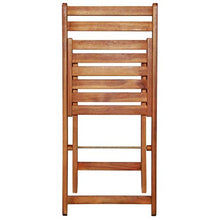 Festnigh Set 2 pz Sedie da Giardino Pieghevoli in Legno Massello di Acacia 40x51x80 cm
