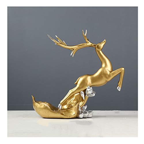 Supporto per ripiano Creativo Wine Rack Regali Decorazione Fawn del Vino della casa della mensola Decorazione Decorazioni d'interni for Il Natale Organizzatore di stoccaggio del Vino (Color : B)
