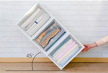 C-J-Xin - Scatola portaoggetti per libri, vestiti, biancheria intima, guardaroba, soggiorno, camera da letto, impermeabile, per riporre e organizzare 50*40*18cm
